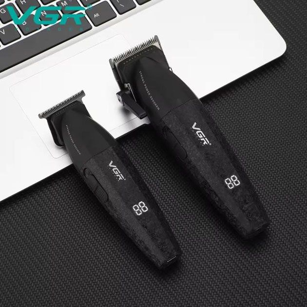 Профессиональный набор для стрижки волос VGR V-640 аккумуляторный Barber Combo PREMIUM