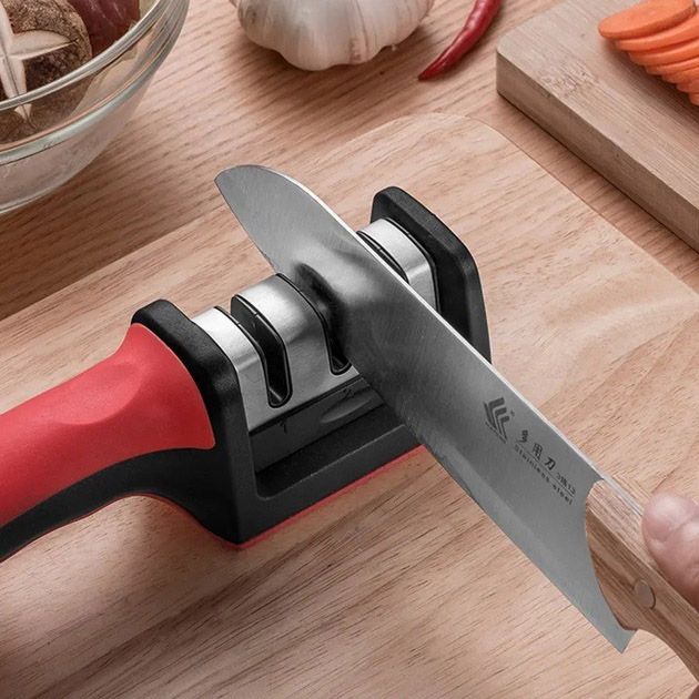 Профессиональная Ручная Точилка для ножей 3 уровня заточки Fast Sharpener RS-168