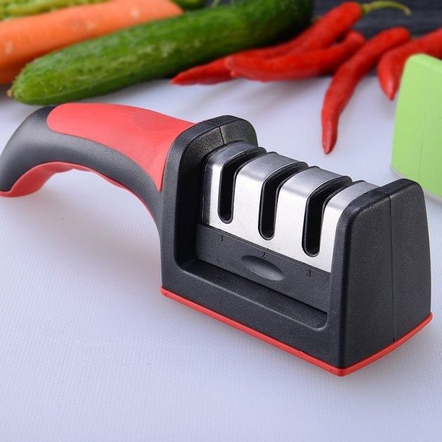 Профессиональная Ручная Точилка для ножей 3 уровня заточки Fast Sharpener RS-168