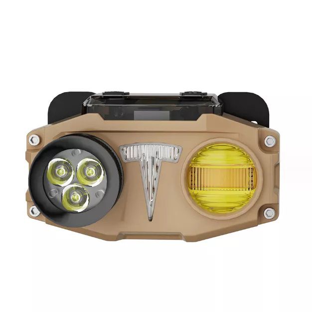 Фонарь налобный CH-8825-3P35+COB(white+yellow)+RGB, Фонарь на голову диодный, Фонарь аккумуляторный