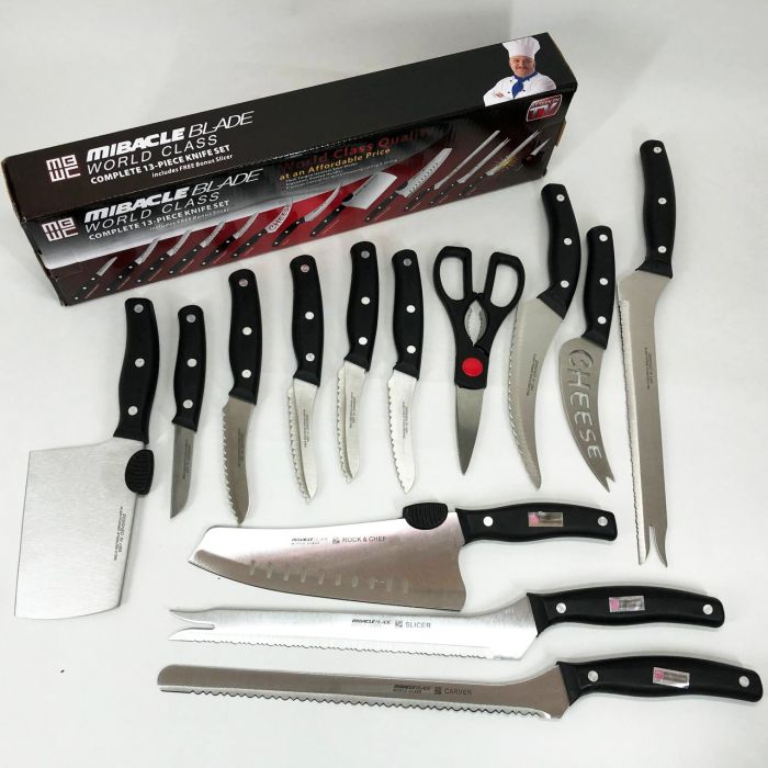 Набор кухонных ножей Contour Pro Knives 13 предметов, Набор кухонных принадлежностей набор ножей
