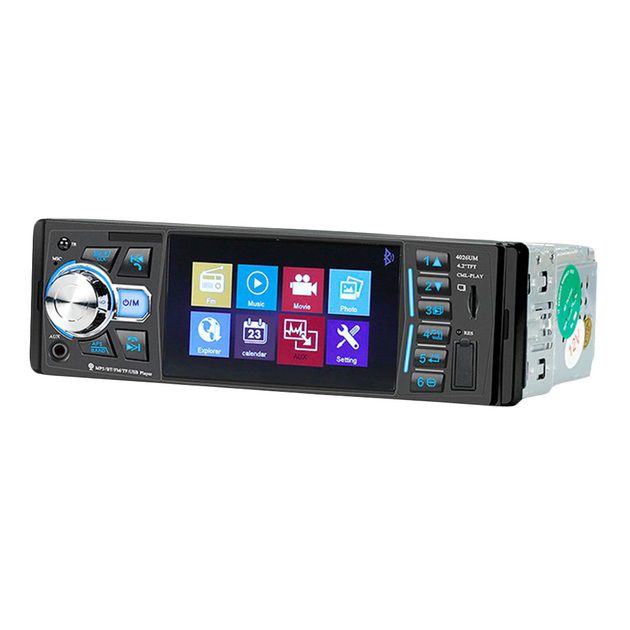 Автомагнитола MP5 4026UM с экраном 4.1 дюйма, AUX вход, Bluetooth, 1 DIN, магнитола в машину