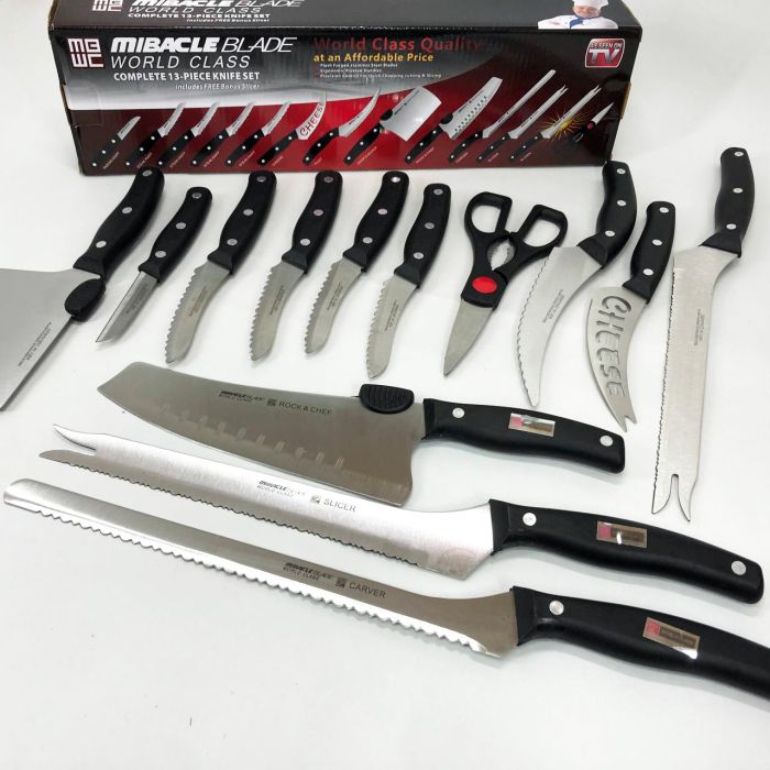 Набор кухонных ножей Contour Pro Knives 13 предметов, Набор кухонных принадлежностей набор ножей