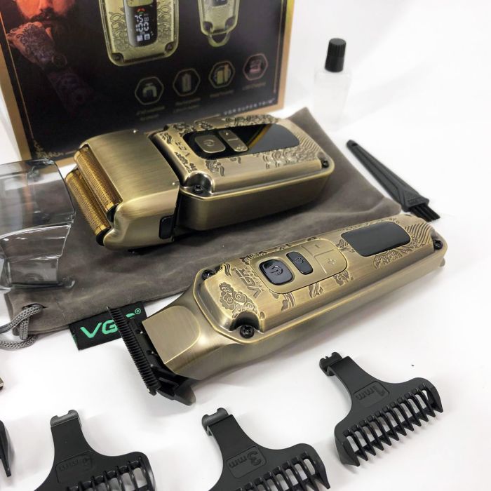 Машинка для стрижки и бритья VGR V-641, Беспроводная электробритва, Машинка для стрижки головы