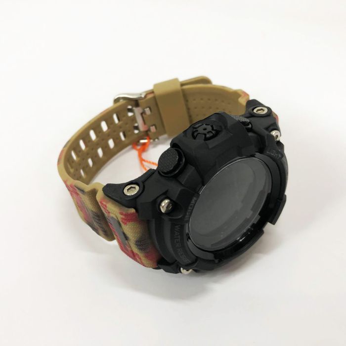 Часы наручные мужские SKMEI 1384CMRD CAMOUFLAGE, фирменные спортивные часы. Цвет: камуфляж