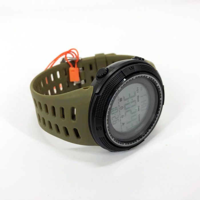 Часы наручные мужские SKMEI 1167AG ARMY GREEN, брендовые мужские часы. Цвет: зеленый