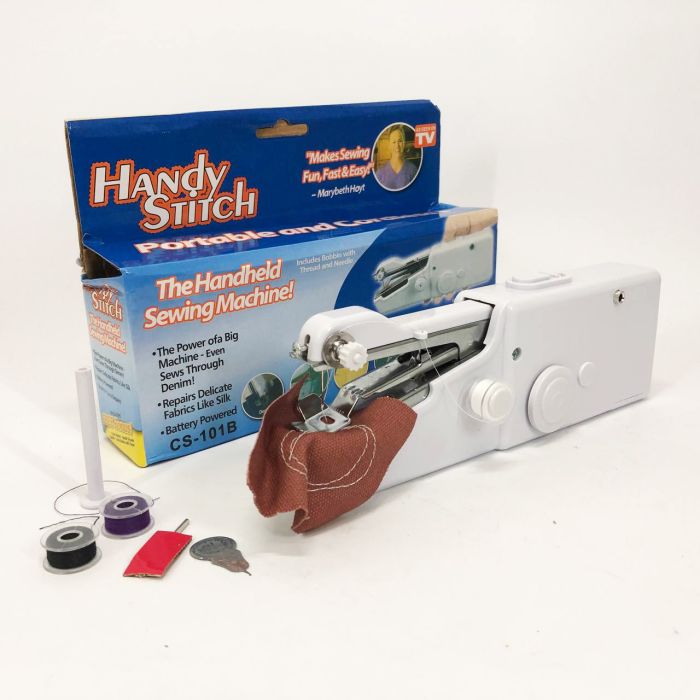 Портативная мини-швейная машинка HANDY SWITCH CS-101B, Ручная швейная машинка удобная компактная