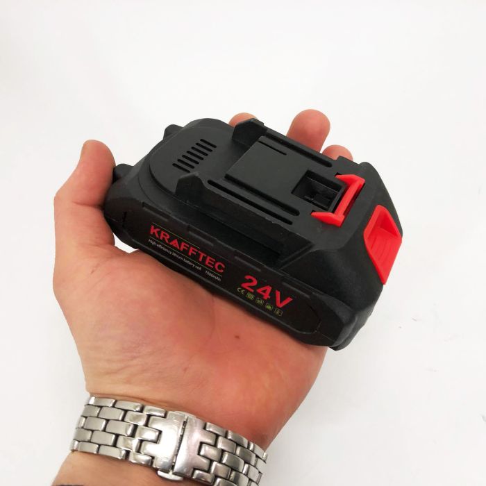 Литий-ионный аккумулятор KRAFFTEC 24V 1500mAh для электроинструментов, Аккумуляторы для дрели шуруповерта