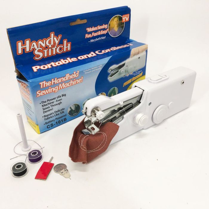 Портативная мини-швейная машинка HANDY SWITCH CS-101B, Ручная швейная машинка удобная компактная