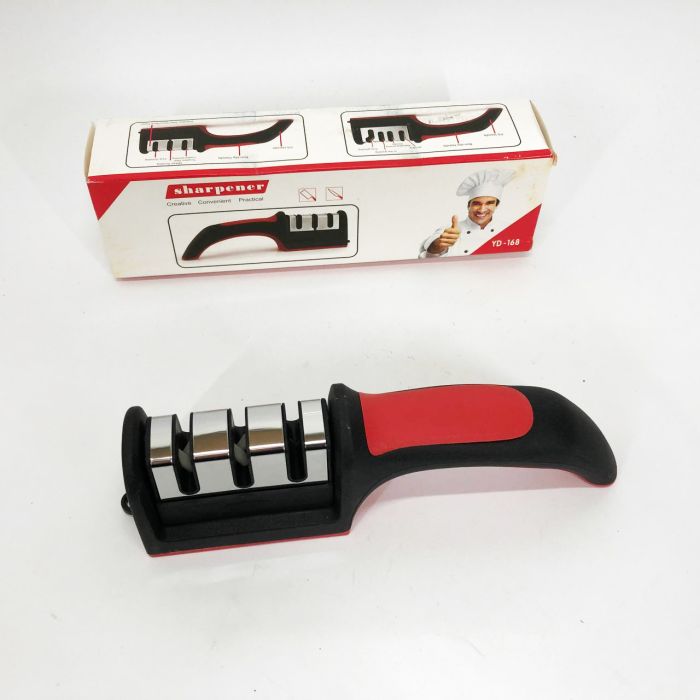 Профессиональная Ручная Точилка для ножей 3 уровня заточки Fast Sharpener RS-168