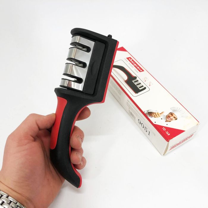 Профессиональная Ручная Точилка для ножей 3 уровня заточки Fast Sharpener RS-168