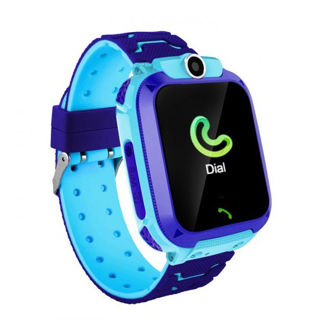 Детские Смарт Часы Smart Baby Watch Q12 SIM /Bluetooth /LBS/GPS. Цвет: голубой