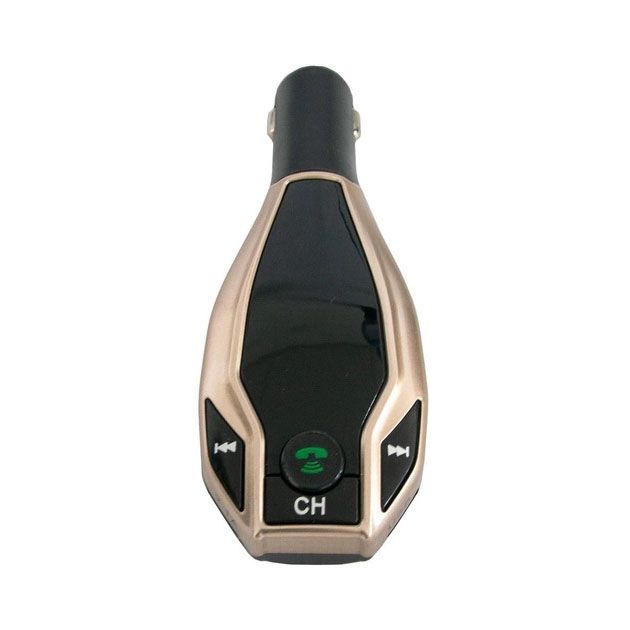 Автомобильный трансмиттер FM MOD. X7 BT модулятор Bluetooth Золотой, ФМ модулятор в машину. Цвет: золотой