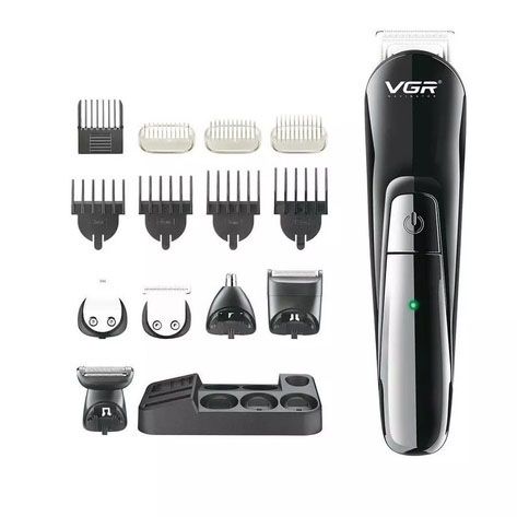 Машинка для стрижки волос VGR V-012, Парикмахерская машинка для бороды беспроводная, Триммер беспроводной