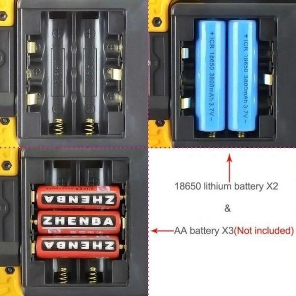 Светодиодный фонарь LED прожектор зу USB L811-20W-COB-1W с Power Bank, лампа-прожектор, ручной прожектор