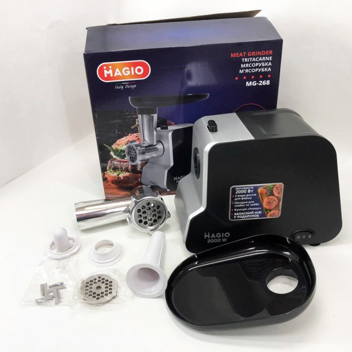 Мясорубка Magio MG-268 2000 Вт мясорубка для мяса электромясорубка для шинковки электромясорубка для дома