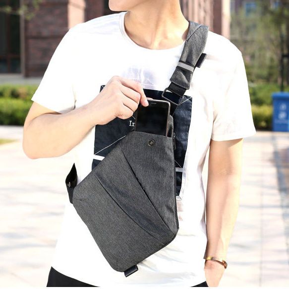 Сумка тактическая Cross Body мессенджер из ткани, сумка тактическая наплечная. Цвет: черный