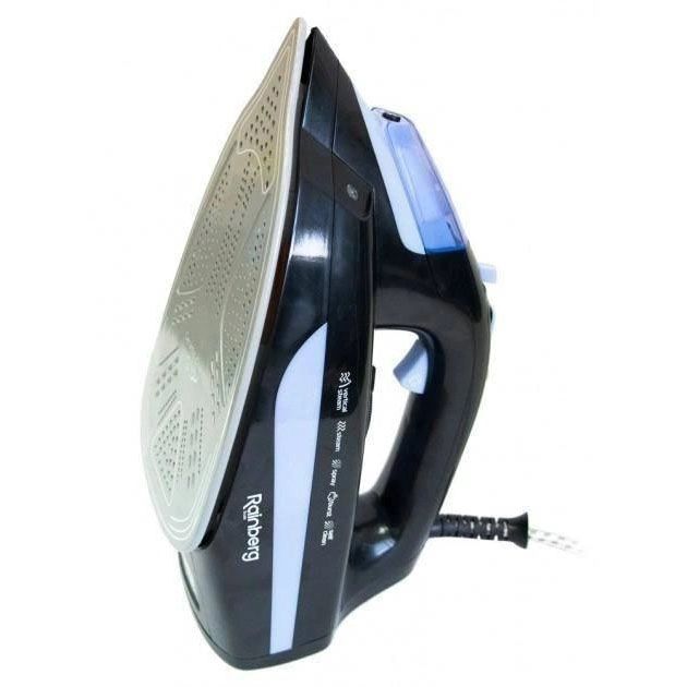 Утюг Rainberg RB-6310 3200W, паровой утюг, керамическая подошва, мощный утюг, утюг гладильный