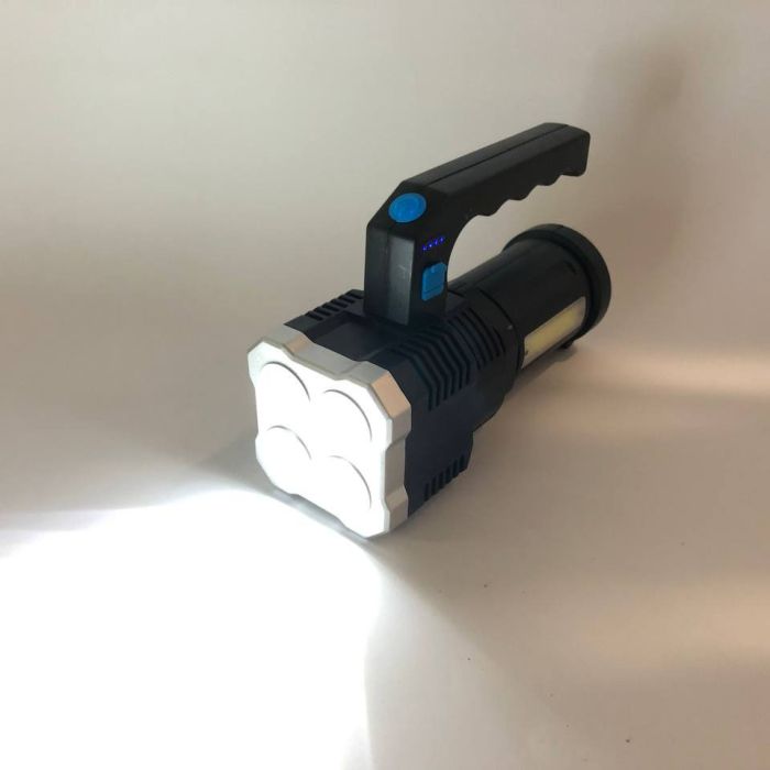 Фонарь светодиодный ручной переносной BL-X510-4LED+COB, светодиодный ручной аккумуляторный портативный