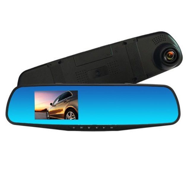 Автомобильный видеорегистратор-зеркало L9001 LCD 3.5" 1080P Full HD, Видеорегистратор на автомобиль