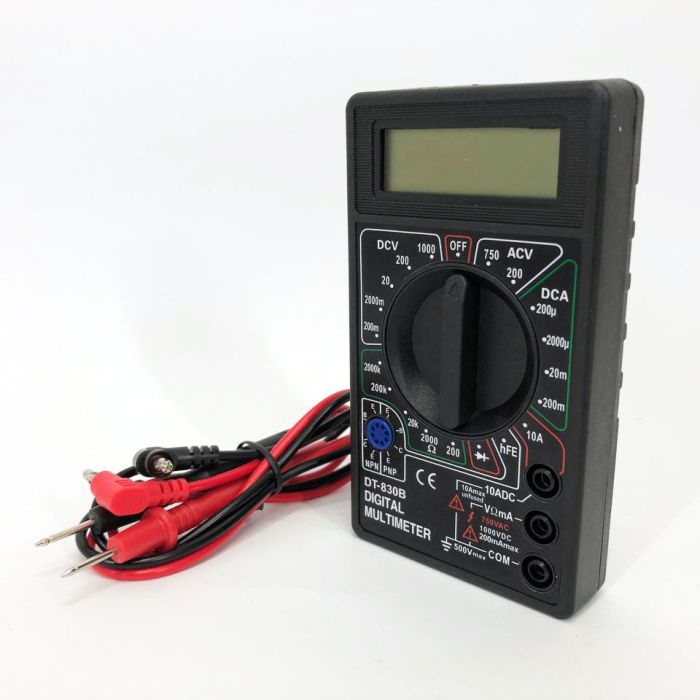 Цифровой мультиметр тестер Digital DT-830B, тестер для измерения напряжения, качественный мультиметр