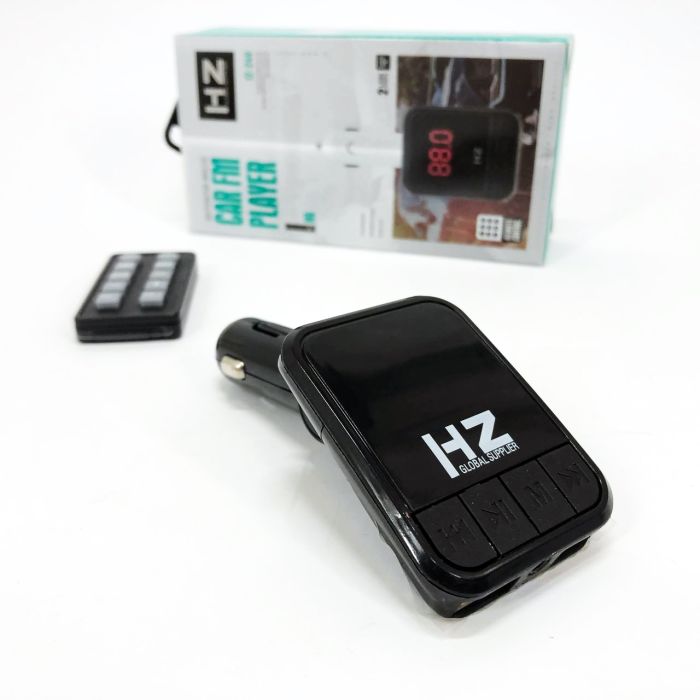 Автомобильный FM трансмиттер Bluetooth HZ H6-12-24V модулятор с microSD, USB, Hands Free + Пульт