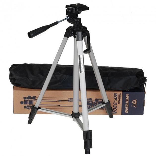 Штатив для камеры, телефона, трипод, тринога TriPod 330A 0.50-1.35м, штатив для блоггера, для съемки