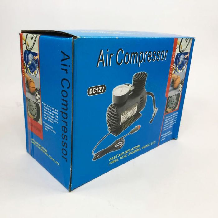 Компрессор для машины Air Pomp Ji030, Компрессор от прикуривателя, Портативный автомобильный насос