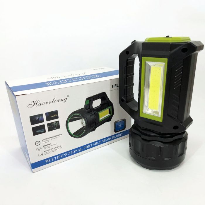 Фонарь переносной кемпинг T95-LED+COB с функцией PowerBank, повербанк, солнечная батарея