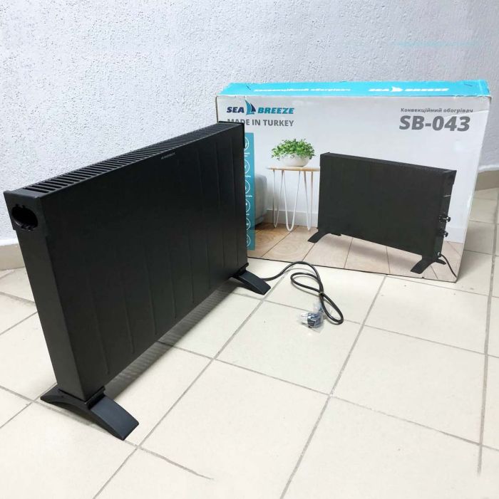 Конвектор SeaBreeze SB-043 2500 Вт, Конвекторный обогреватель напольный, Электрообогреватель конвектор