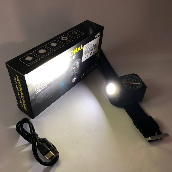 Фонарь на руку W04-LED, Фонарь ручной мощный, Тактичный фонарь, Сверхмощный фонарик, Подствольный фонарик