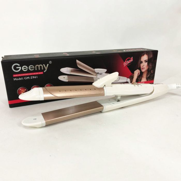 Щипцы утюжок для волос GEMEI GM-2961, стайлер для завивки, прибор для завивки волос, утюжок