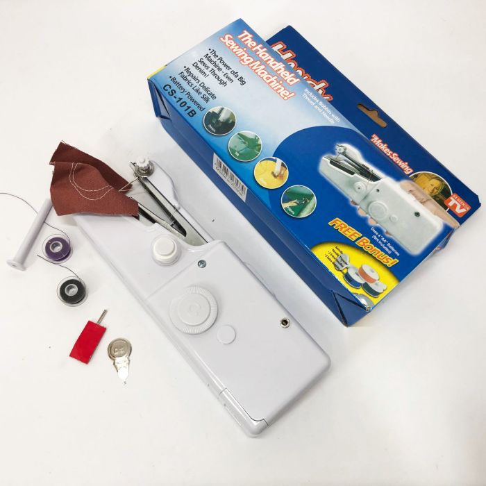 Портативная мини-швейная машинка HANDY SWITCH CS-101B, Ручная швейная машинка удобная компактная