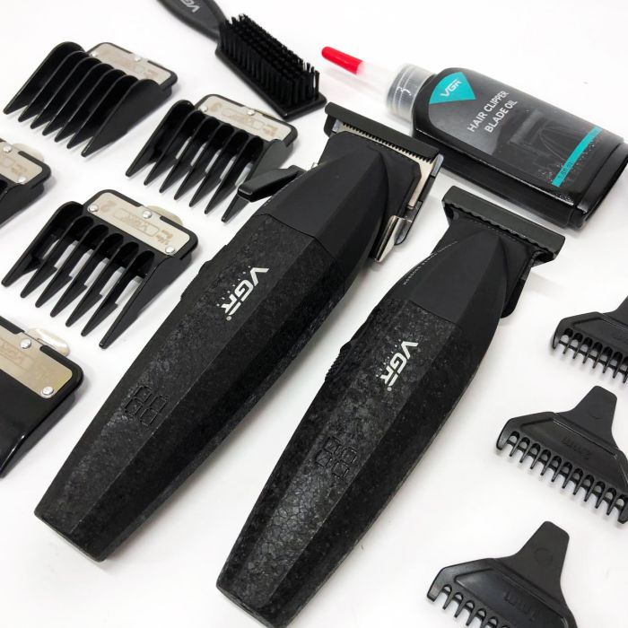 Профессиональный набор для стрижки волос VGR V-640 аккумуляторный Barber Combo PREMIUM