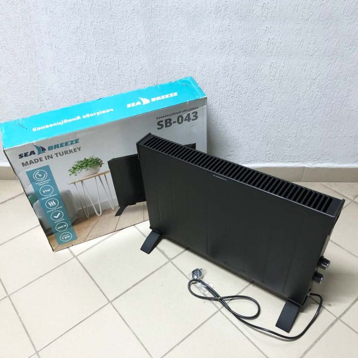 Конвектор SeaBreeze SB-043 2500 Вт, Конвекторный обогреватель напольный, Электрообогреватель конвектор