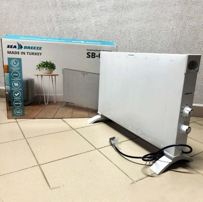 Конвектор SeaBreeze SB-042 2500 Вт, Конвекторные обогреватели для дома 2500w, Электроконвектор