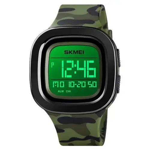 Часы наручные мужские SKMEI 1580CMGN, противоударные часы, часы для военнослужащих, модные мужские часы