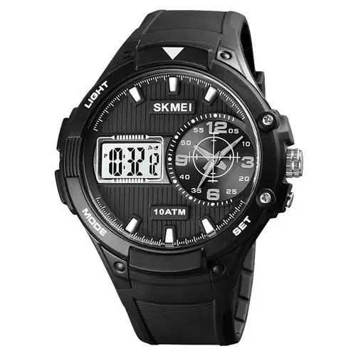 Часы наручные мужские SKMEI 1761BKWT, оригинальные мужские часы, брендовые мужские часы