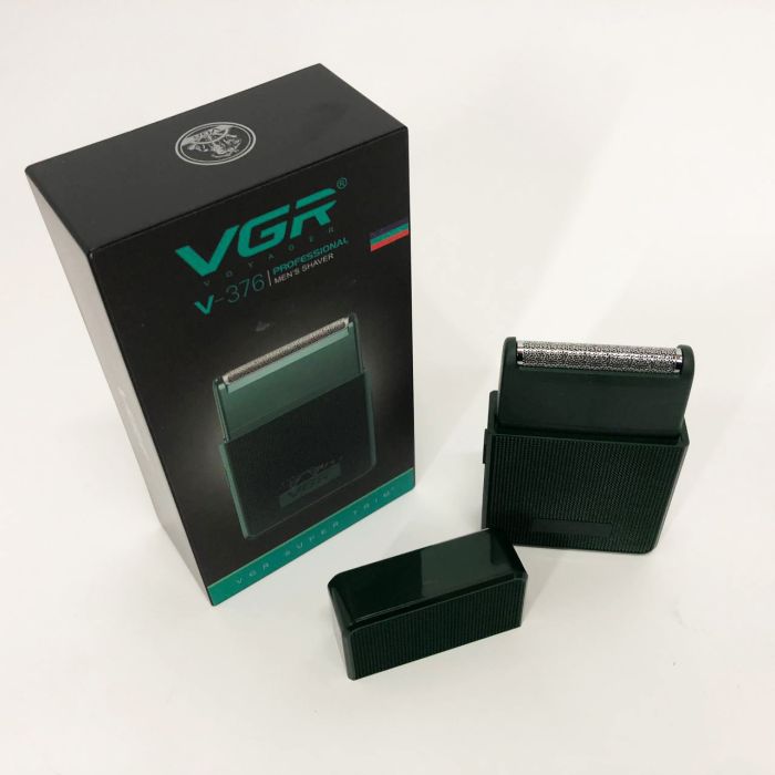 Электробритва VGR V-376 GREEN шейвер, Профессиональный шейвер-электробритва, Портативная бритва