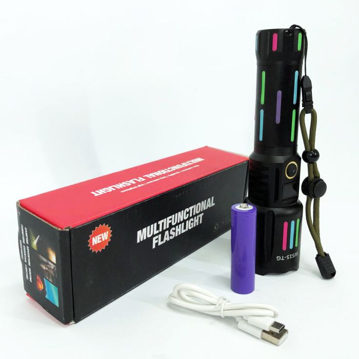 Фонарь NIGHT VISION FLUORESCENCE W515-PM10-TG, Сверхмощный фонарик, Подствольный фонарик