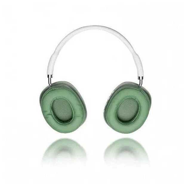 Беспроводные Bluetooth наушники P9 STEREO наушники для музыки для спорта с шумоподавлением. Цвет: зеленый