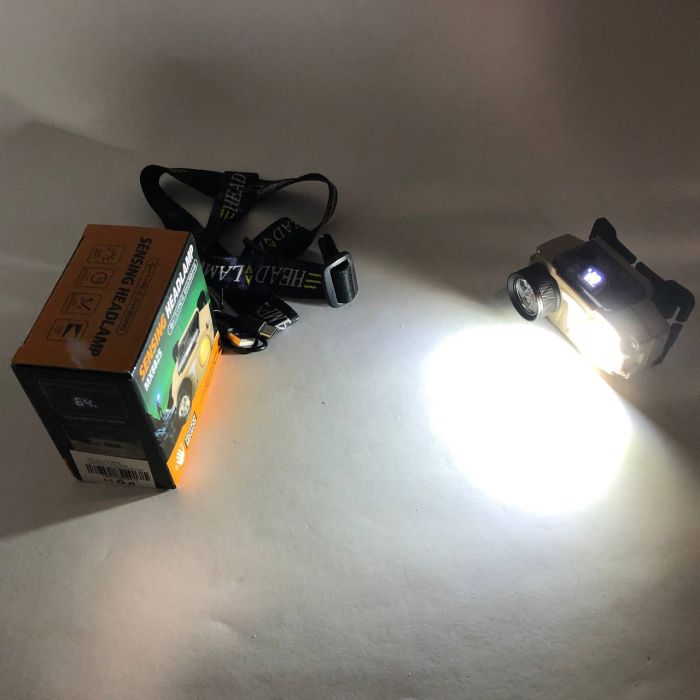 Фонарь налобный CH-8825-3P35+COB(white+yellow)+RGB, Фонарь на голову диодный, Фонарь аккумуляторный