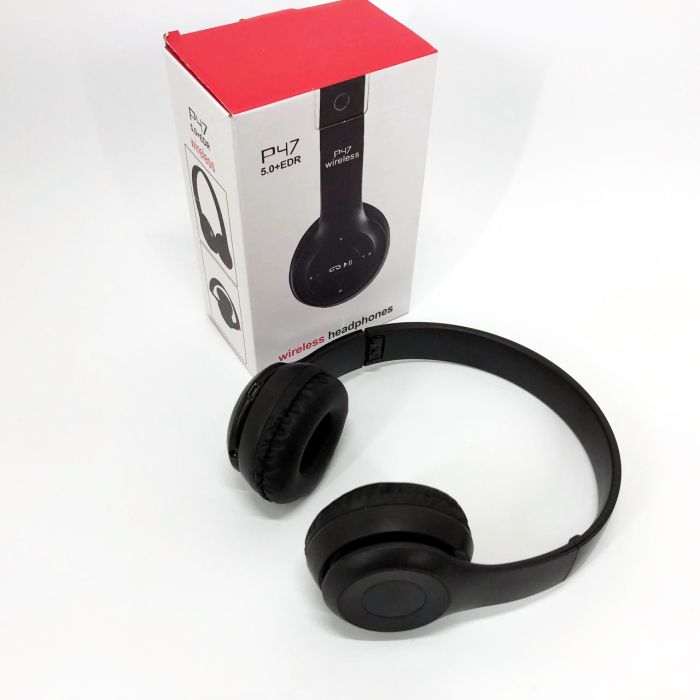 Беспроводные наушники Bluetooth Wireless Headset P47 Black Гарнитура для ПК, телефона с микрофоном