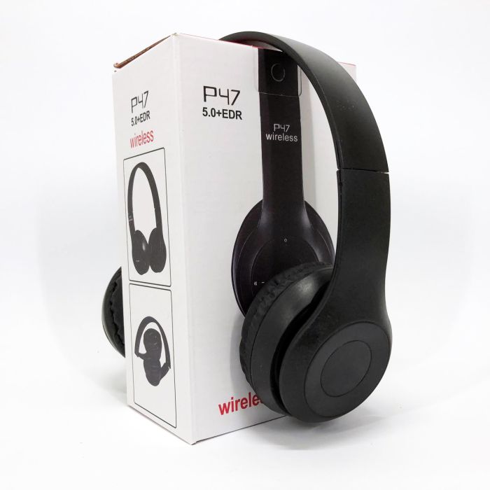 Беспроводные наушники Bluetooth Wireless Headset P47 Black Гарнитура для ПК, телефона с микрофоном