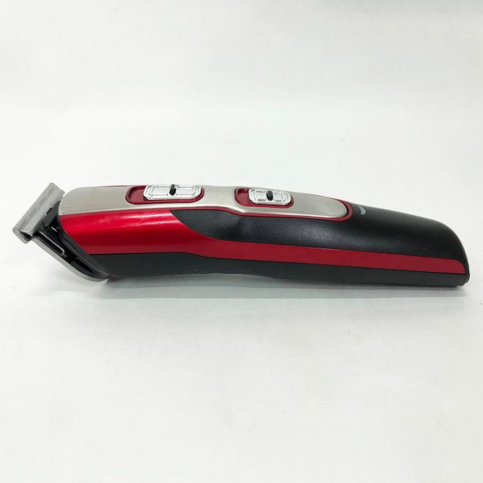 Машинка для стрижки 10в1 GEMEI GM-592, окантовочная машинка, подстригательная машинка. Цвет: красный