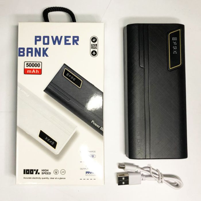 Мобильная зарядка Mobile Power Bank 20000 mAh. Цвет: черный