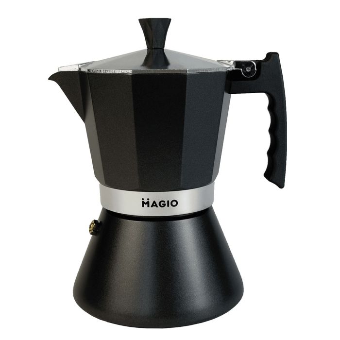 Гейзерная кофеварка Magio MG-1005 300 мл, гейзерная кофеварка для плиты, кофеварка гейзерного типа, кофейник