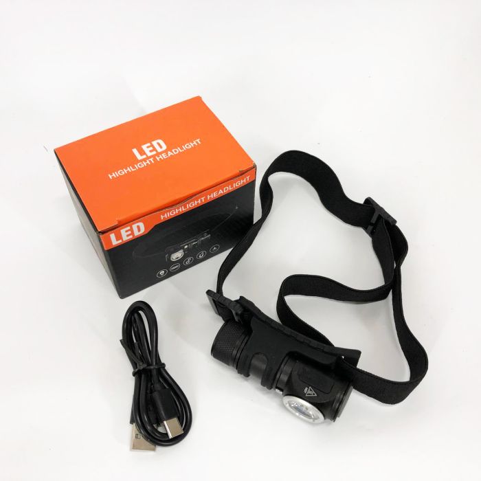 Тактический фонарик налобный PLD-6603-P8, Налобный фонарик с usb зарядкой, Налобный фонарь с линзой