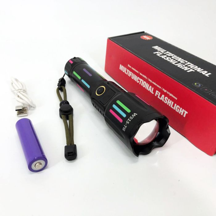 Фонарь NIGHT VISION FLUORESCENCE W515-PM10-TG, Сверхмощный фонарик, Подствольный фонарик