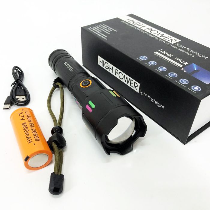 Фонарь NIGHT VISION FLUORESCENCE X83 WHITE LASER PM30-TG, светодиодный ручной аккумуляторный портативный